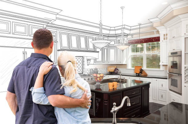 Professional Cabinet Refacing technician working in Baldwin, PA